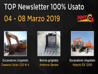TOP Newsletter 100% Usato - 04 - 08 Marzo 2019