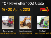 TOP Newsletter 100% Usato - 16 - 20 Aprile 2018
