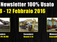 TOP Newsletter 100% Usato - 8 - 12 Febbraio 2016