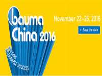 Bauma China 2016: iscrizioni entro il 29 febbraio 