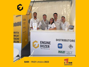 Engine Dozer ha partecipato con grande successo alla fiera dell’edilizia e delle costruzioni del SAIE 2023 a Bari