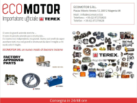 Ecomotor, in vendita ricambi ufficiali Terex
