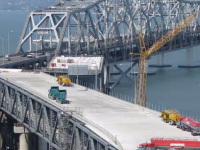 Costruzione del ponte San Francisco-Oakland Bay