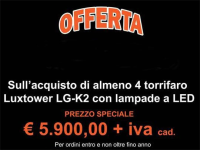 Luxtower: offerta su torrifaro LG-K2