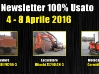 TOP Newsletter 100% Usato - 4 - 8 Aprile 2016