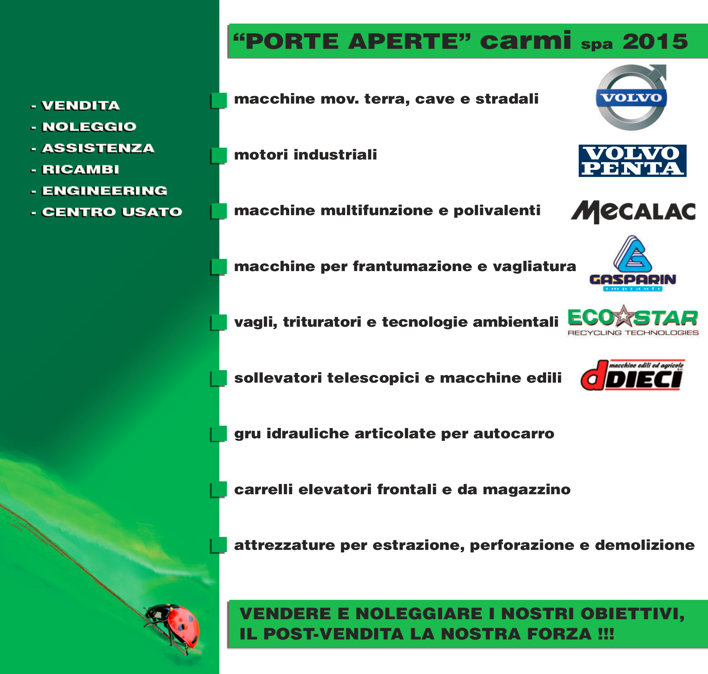 CARMI - Invito Porte Aperte 9-10 Maggio 2015-2