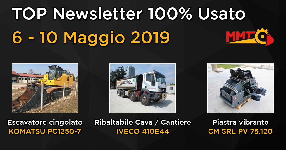 Top newsletter 6-10 Maggio 2019