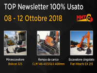 TOP Newsletter 100% Usato - 08 - 12 Ottobre 2018