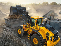 Test drive della nuova pala Volvo L220H in Danimarca