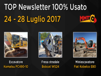 TOP Newsletter 100% Usato -  24-28 Luglio 2017