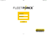 App FleetForce da New Holland Construction