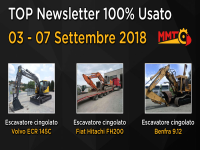 TOP Newsletter 100% Usato - 03 - 07 Settembre 2018