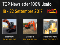 TOP Newsletter 100% Usato -  18 - 22 Settembre 2017