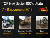 TOP Newsletter 100% Usato - 7- 11 novembre 2016