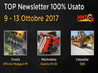 TOP Newsletter 100% Usato -  9 - 13 Ottobre 2017