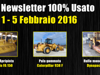 TOP Newsletter 100% Usato - 1 - 5 Febbraio 2016