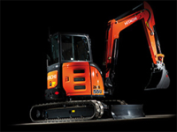 Il nuovo Hitachi ZX55U-5 al lavoro