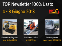 TOP Newsletter 100% Usato - 04 - 08 Giugno 2018