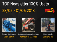TOP Newsletter 100% Usato - 28 Maggio - 01 Giugno 2018