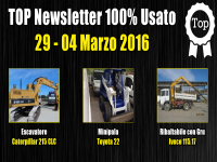 TOP Newsletter 100% Usato - 29 Febbraio - 4 Marzo 2016