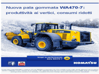 Nuova pala gommata Komatsu WA470-7