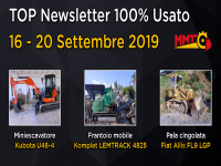 TOP Newsletter 100% Usato - 16 - 20 Settembre 2019