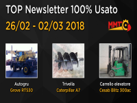 TOP Newsletter 100% Usato - 26 Febbraio - 02 Marzo 2018