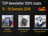 TOP Newsletter 100% Usato - 15 - 19 Gennaio 2018
