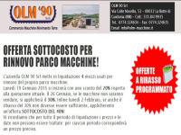 OLM 90 Srl: asta al ribasso?