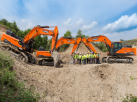 52 escavatori Doosan per il più grande gasdotto in Europa