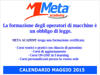 META Srl: corsi di formazione maggio 2015