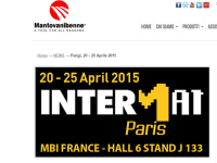 MantovaniBenne presente a Intermat 2015