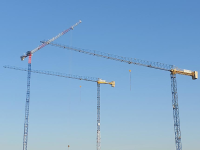 Assistedile installa nove gru Raimondi in uno dei cantieri più importanti di Milano