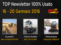 TOP Newsletter 100% Usato - 16- 20 gennaio 2016