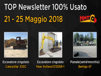 TOP Newsletter 100% Usato - 21 - 25 Maggio 2018