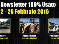 TOP Newsletter 100% Usato - 22 - 26 Febbraio 2016