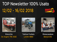 TOP Newsletter 100% Usato - 12- 16 Febbraio 2018