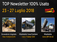 TOP Newsletter 100% Usato -  23 - 27 Luglio 2018