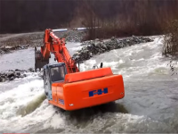VIDEO Fiat Hitachi EX355: guado impossibile