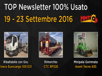 TOP Newsletter 100% Usato - 19- 23 settembre 2016