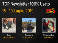 TOP Newsletter 100% Usato - 15 - 19 Luglio 2019