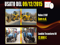 Usato del giorno - 9 Dicembre 2015 - ultime 24 ore