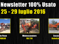 TOP Newsletter 100% Usato - 25- 29 luglio 2016