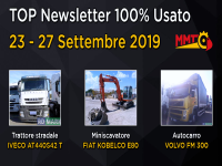 TOP Newsletter 100% Usato - 23 - 27 Settembre 2019