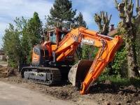 Uno Yanmar SV 100 nel parco noleggio Cofiloc