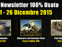 TOP Newsletter 100% Usato - 21 - 26 Dicembre 2015