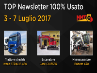 TOP Newsletter 100% Usato -  3-7 Luglio 2017