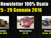 TOP Newsletter 100% Usato - 25 - 29 Gennaio 2016