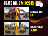Usato del giorno - 27 Novembre 2015 - ultime 24 ore