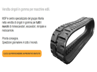 MSP: Vendita cingoli in gomma per macchine edili